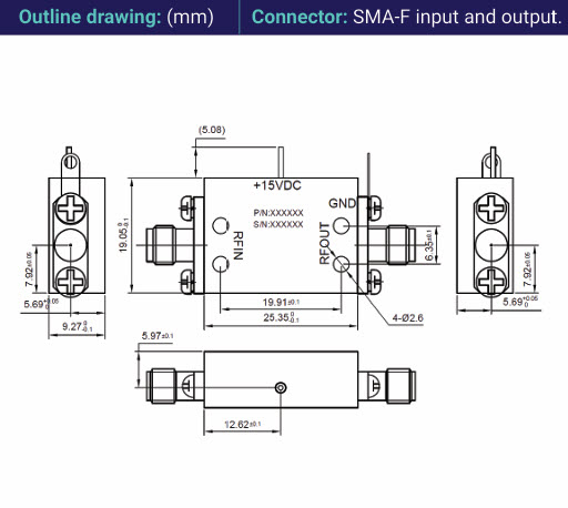 500-3000MHZ B.P.F FCB